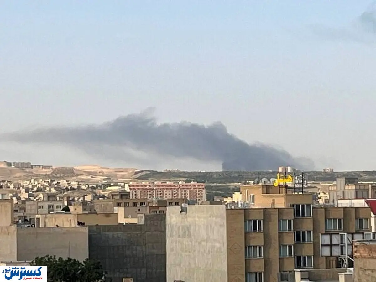 فوری؛ لحظه برخورد موشک به سایت هسته‌ای نطنز + ببینید