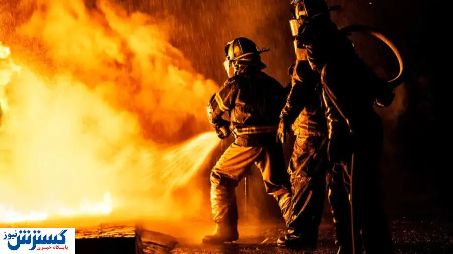 انفجار و آتش در پارکینگ خودروهای سنگین؛ شب دلهرهآور سنندج