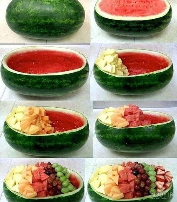 ایده های یلدایی جذاب و آسان | میوه آرایی و تزئین سفره یلدا + فیلم