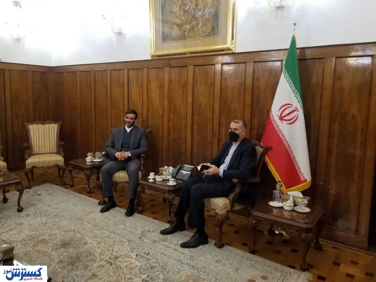 دیدار مهم امیرعبدالهیان با سعید محمد + عکس