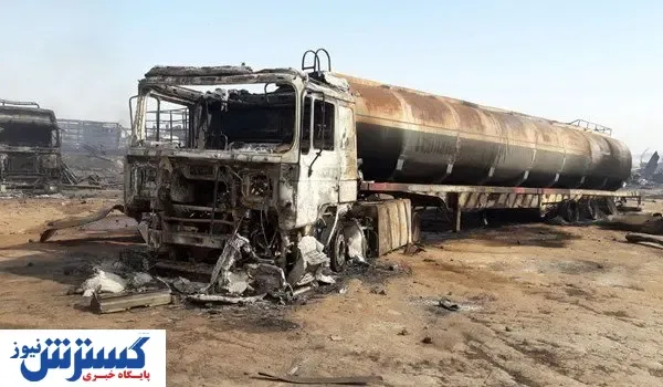 تصاویر / انفجار مهیب در گمرک اسلام‌ قلعه