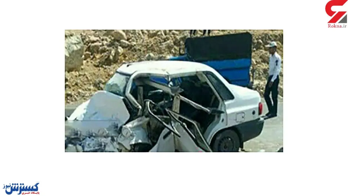 تصادف وحشتناک در غرب کشور! +‌ تصاویر