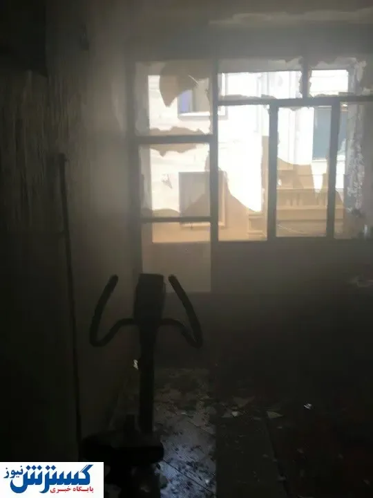 آتش سوزی در باشگاه بانوان!