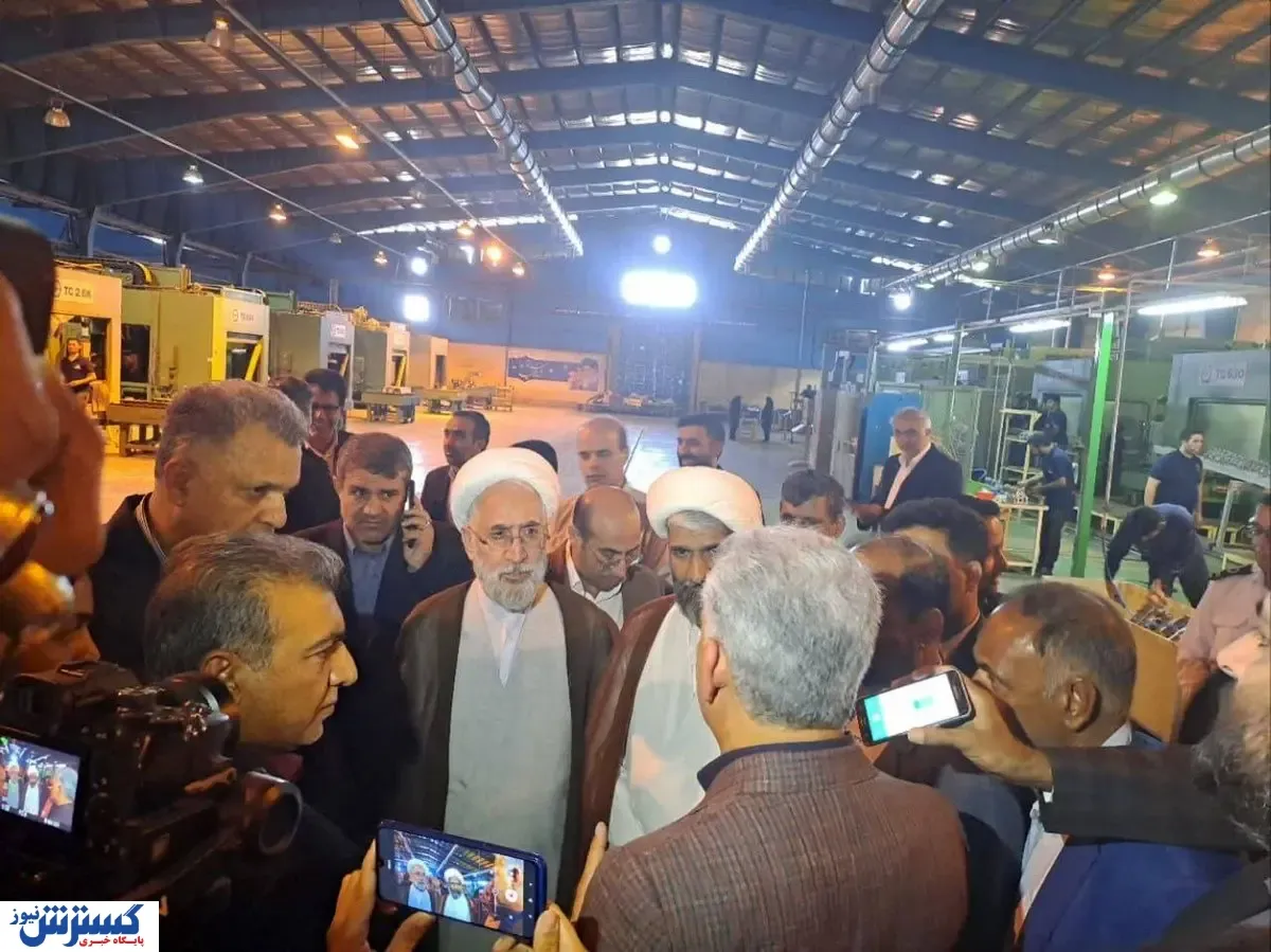 بازدید ناگهانی دادستان کل کشور از کارخانه‌های خودروسازی شهرستان بم