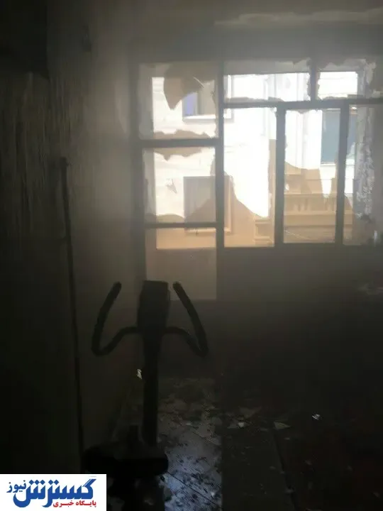 آتش سوزی در باشگاه بانوان!