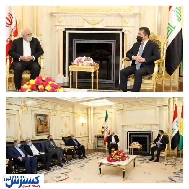 گفت و گوی ظریف با مسرور بارزانی + جزئیات