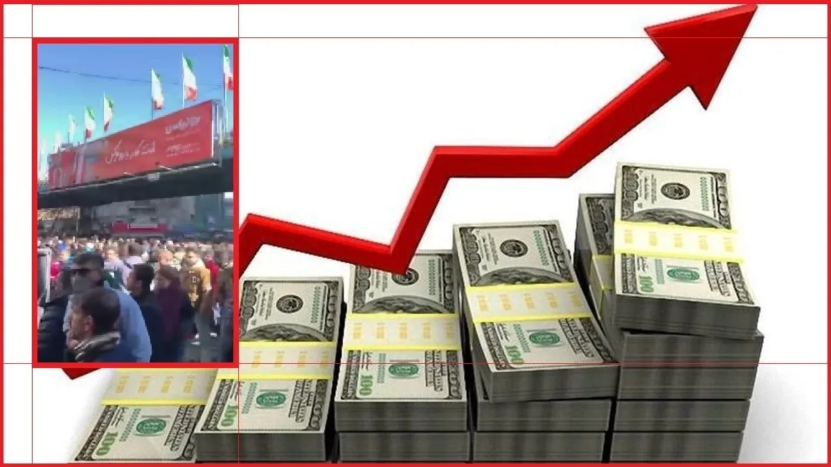 اعتراض به نوسانات نرخ ارز در بازار تهران امروز ۸ دی