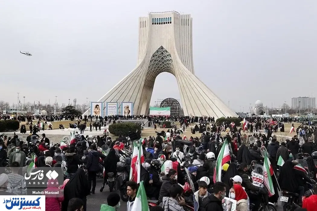 حماسه حضور ایرانیان در چهل و سومین جشن انقلاب اسلامی