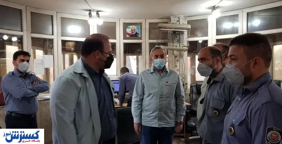 بازدید از واحد توزین شرکت فولاد خوزستان