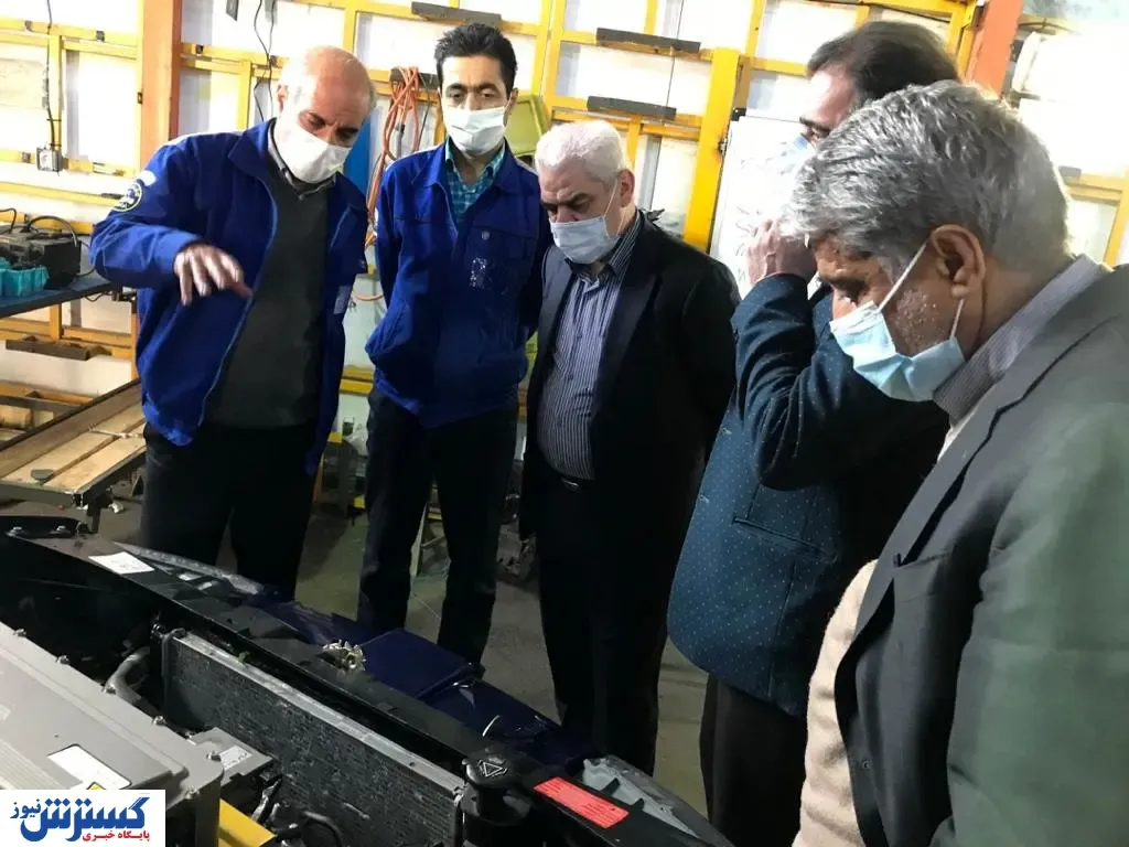 بازدید معاون وزیر صمت از ایران خودرو خراسان