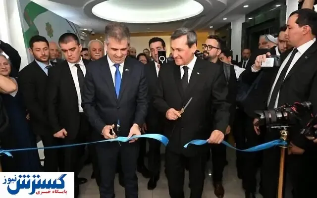 سفارت رژیم صهیونیستی در عشق‌آباد افتتاح شد + عکس