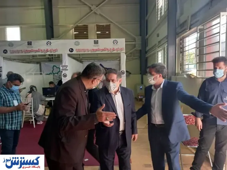 بازدید قادری از مرکز واکسیناسیون بعثت