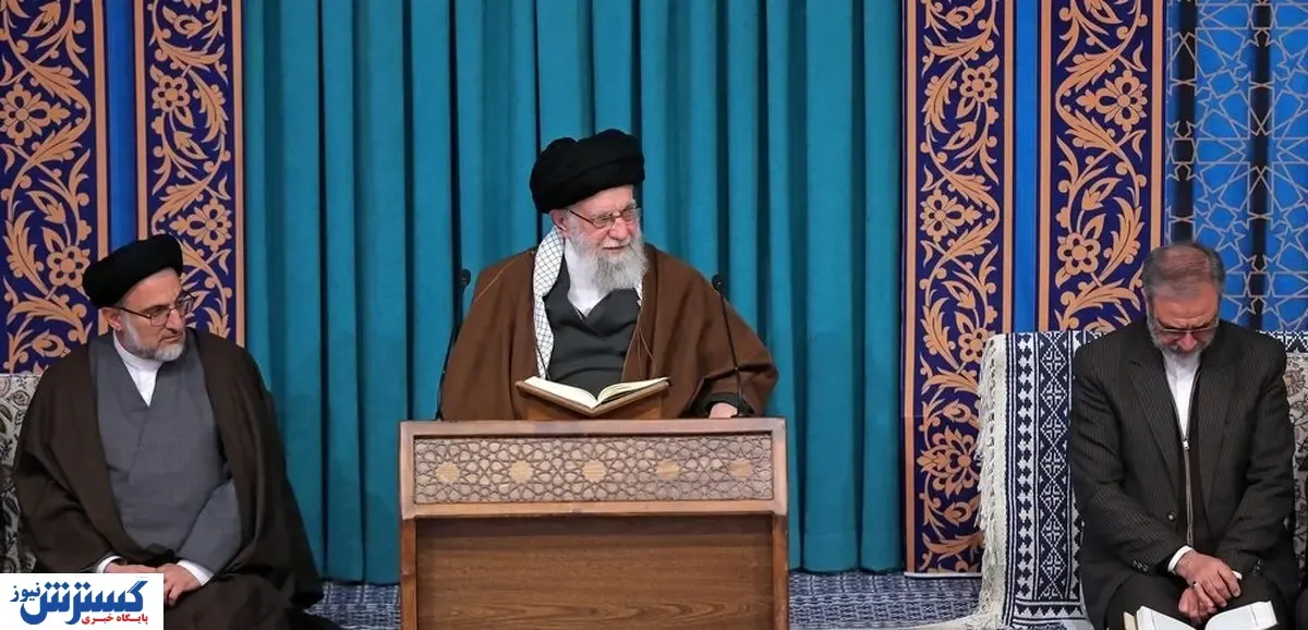 پوشش متفاوت یک زن در دیدار با رهبر انقلاب سوژه رسانه‌ها شد + ببینید