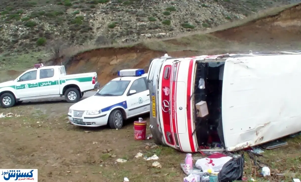 تصادف وحشتناک مینی‌بوس کارگران در یزدانشهر + آمار مصدومان