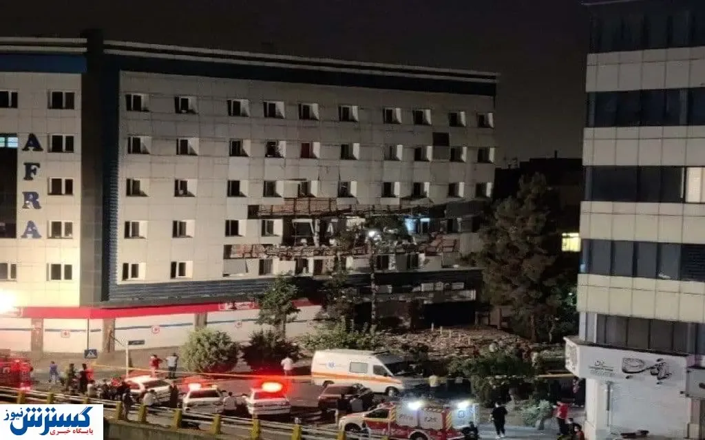 صدای انفجار در شهران تهران