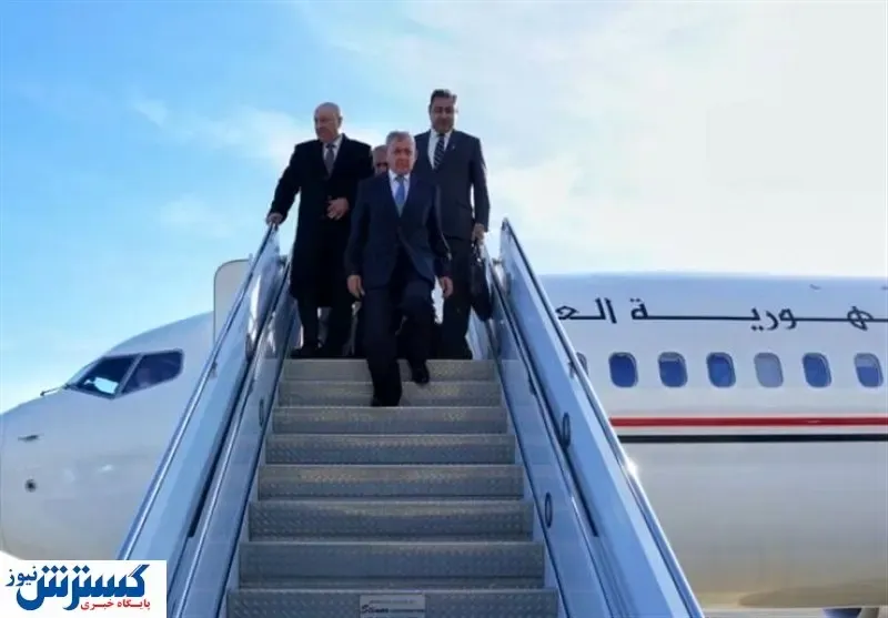 رئیس جمهور عراق دقایقی پیش وارد تهران شد