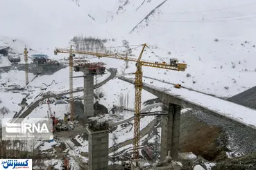 تصاویر/ بازدید از عملیات اجرایی آزادراه تهران-شمال