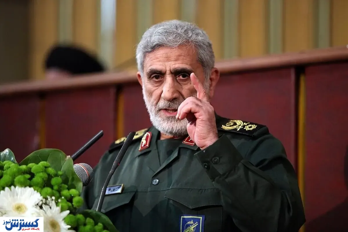 اسرائیل با پیامی جنجالی به شهادت سردار قاآنی پایان داد!