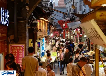 تصاویر/ ازدحام بازار چین در دوران شیوع دوباره کرونا