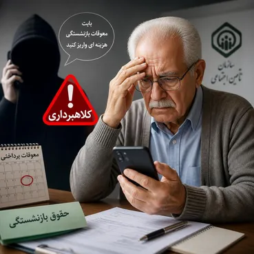 کلاهبرداری تازه از بازنشستگان به بهانه‌ی معوقات /  چطور در امان بمانیم؟