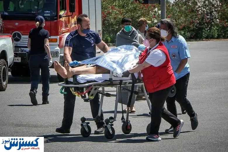 تصاویری از نجات مهاجران غرق شده در ساحل یونان