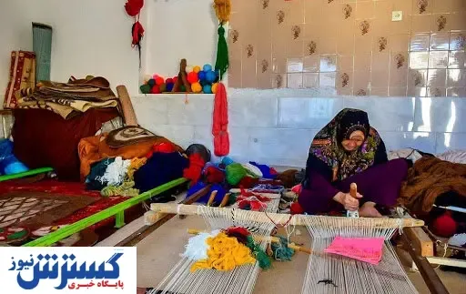 خانم پقه: با یک دست و یک پا اندازه کل گرگان فرش بافتم