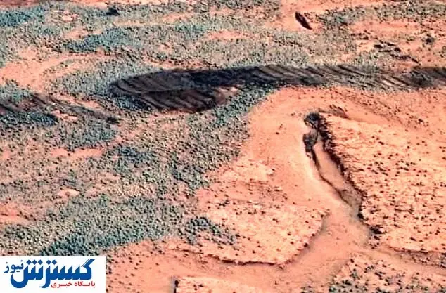 تصویری شگفت انگیز از دهانه های روی مریخ