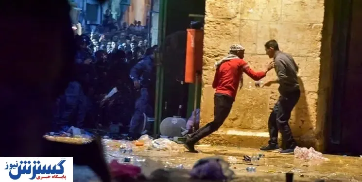 حمله شدید اسرائیل به فلسطینی ها در مسجدالاقصی