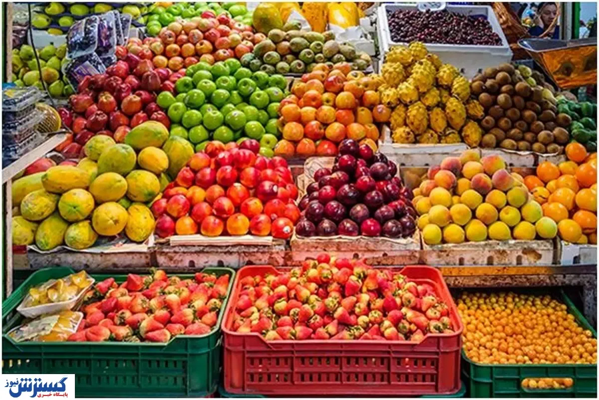 جدول قیمت میوه های تره بار/بازار کمی تکان خورد