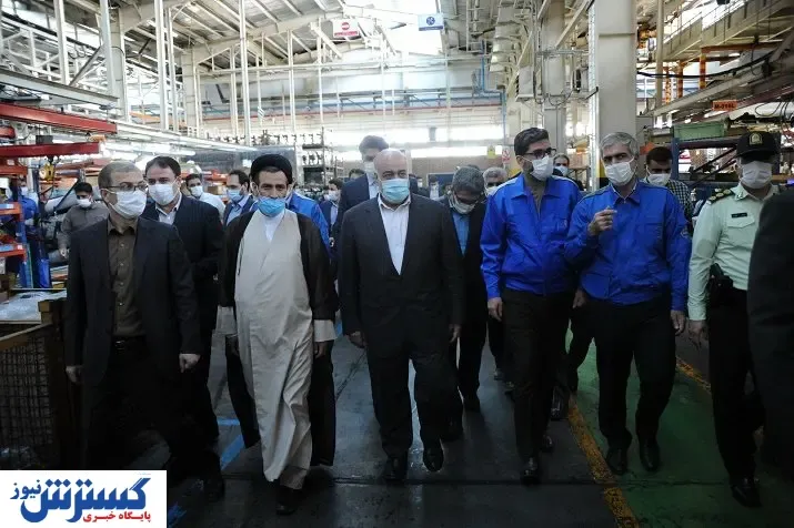 بازدید مقیمی از سایت ایران خودرو کرمانشاه