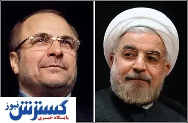 قالیباف برای دومین بار به جای روحانی قانون ابلاغ کرد