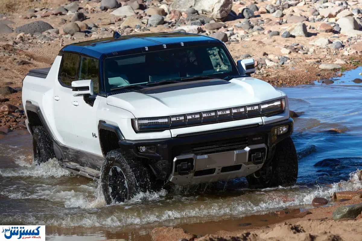 غول ۴ تنی آمریکا خوش درخشید | هامر جاده را در ۳ ثانیه می بلعد