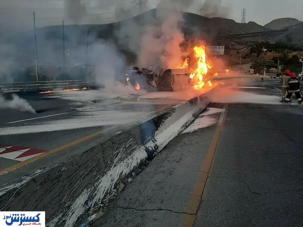 حادثه مرگبار در جاده جاجرود + تصاویر