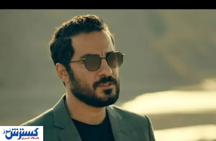 نوید محمدزاده در آغوش پدرزنش