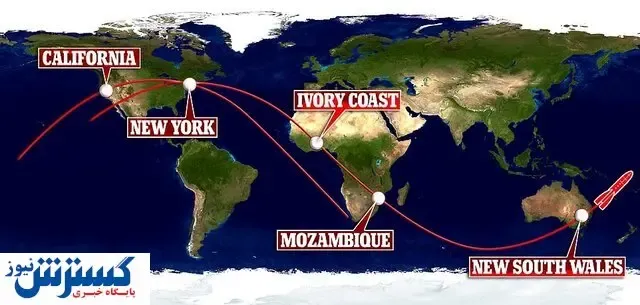 موشک چینی به کجا برخورد می‌کند؟