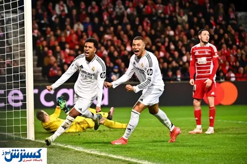 خلاصه بازی رئال مادرید _ برست | هواداران از خجالت امباپه در آمدند !