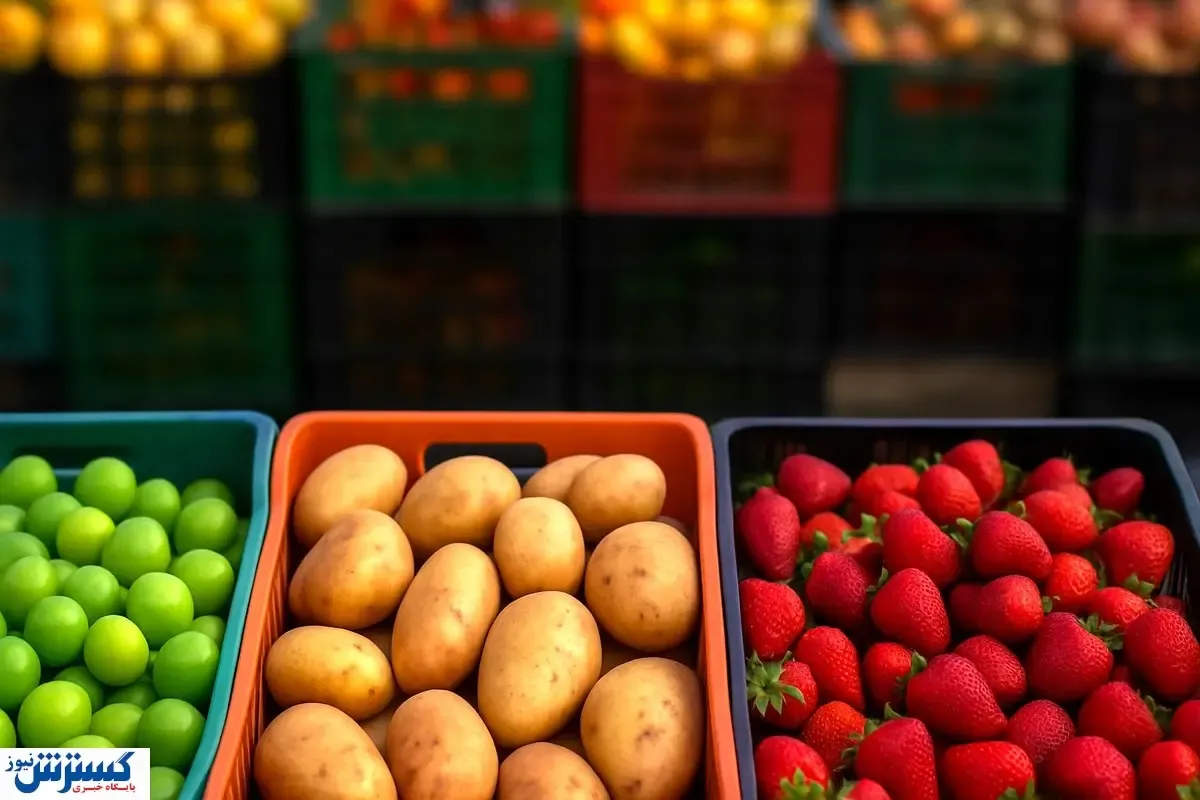 سقوط قیمت در بازار میوه | قیمت سیب زمینی بدون دخالت ارزان شد!