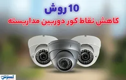 چطور نقاط کور دوربین مداربسته را کاهش دهیم ؟
