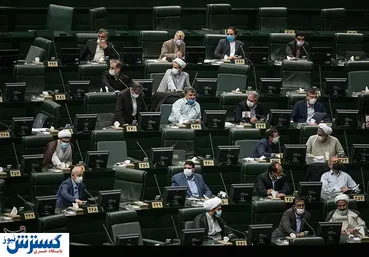 تصاویر/ چهره نمایندگان مجلس زیر ماسک