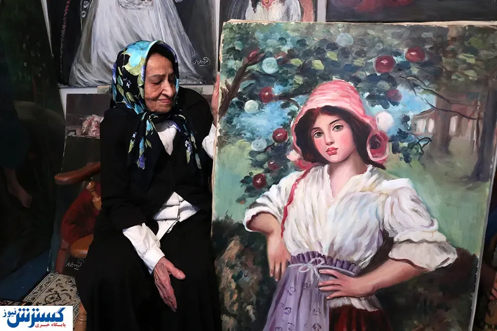 تصاویر/ کرونا و کُنج آرام یک نقاش
