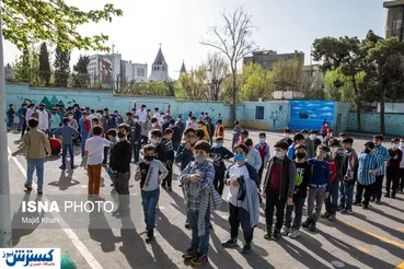 تصاویر/ بازگشایی مدارس پس از دو سال