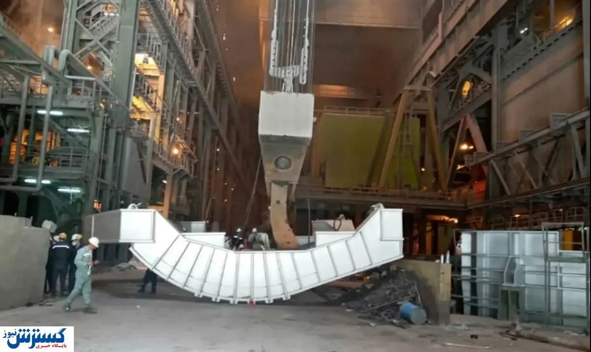 کوره شماره ۷ فولاد مبارکه بهینه‌سازی شد