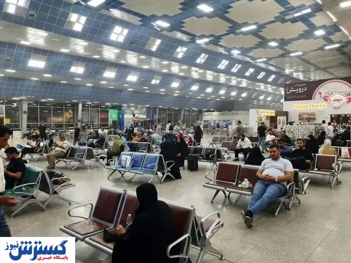 گرد و غبار، مسافران ایرانی را در فرودگاه عراق اسیر کرد