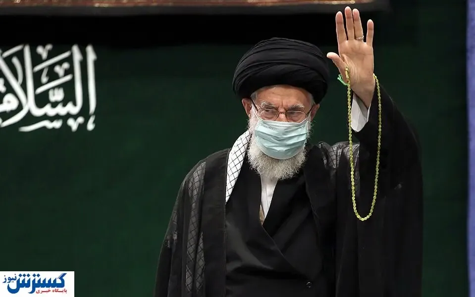 تصاویر رهبر انقلاب در مراسم اربعین با حضور دانشجویان