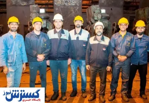 ثبت رکورد جدید در ذوب آهن اصفهان