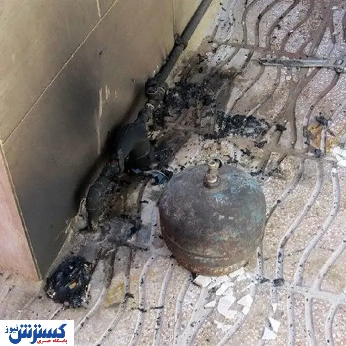 انفجار کپسول گاز در نارمک تهران