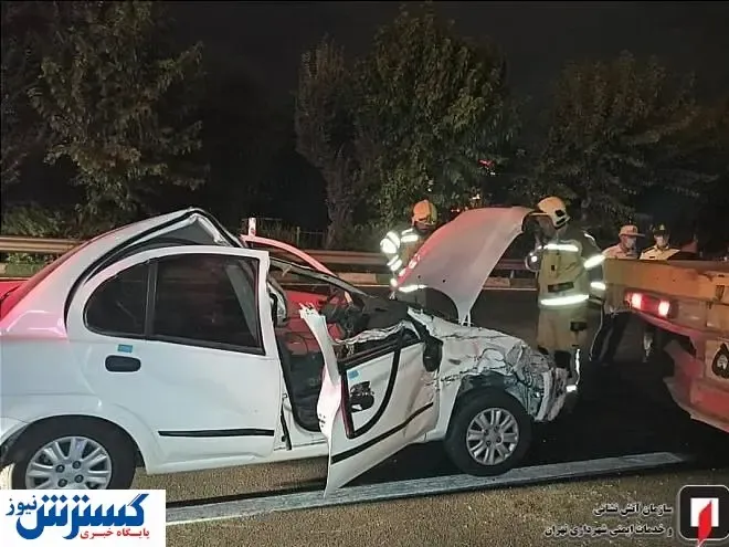 تصادف دلخراش در جاده گرمسار