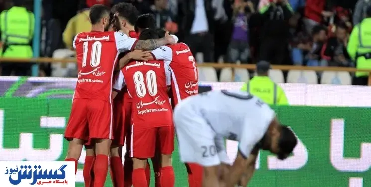 درگیری ۲ ستاره پرسپولیس وسط زمین + عکس