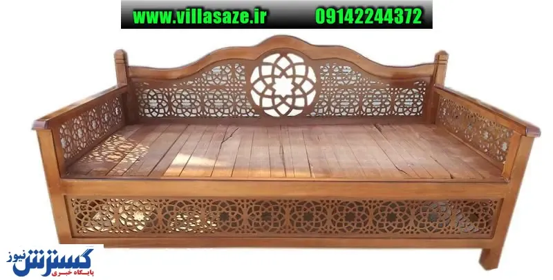 تخت سنتی چوبی