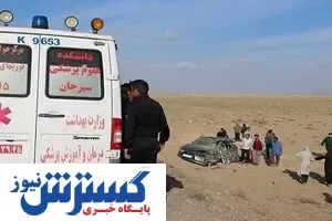 واژگونی مینی‌بوس در جاده ورامین + آمار مصدومان